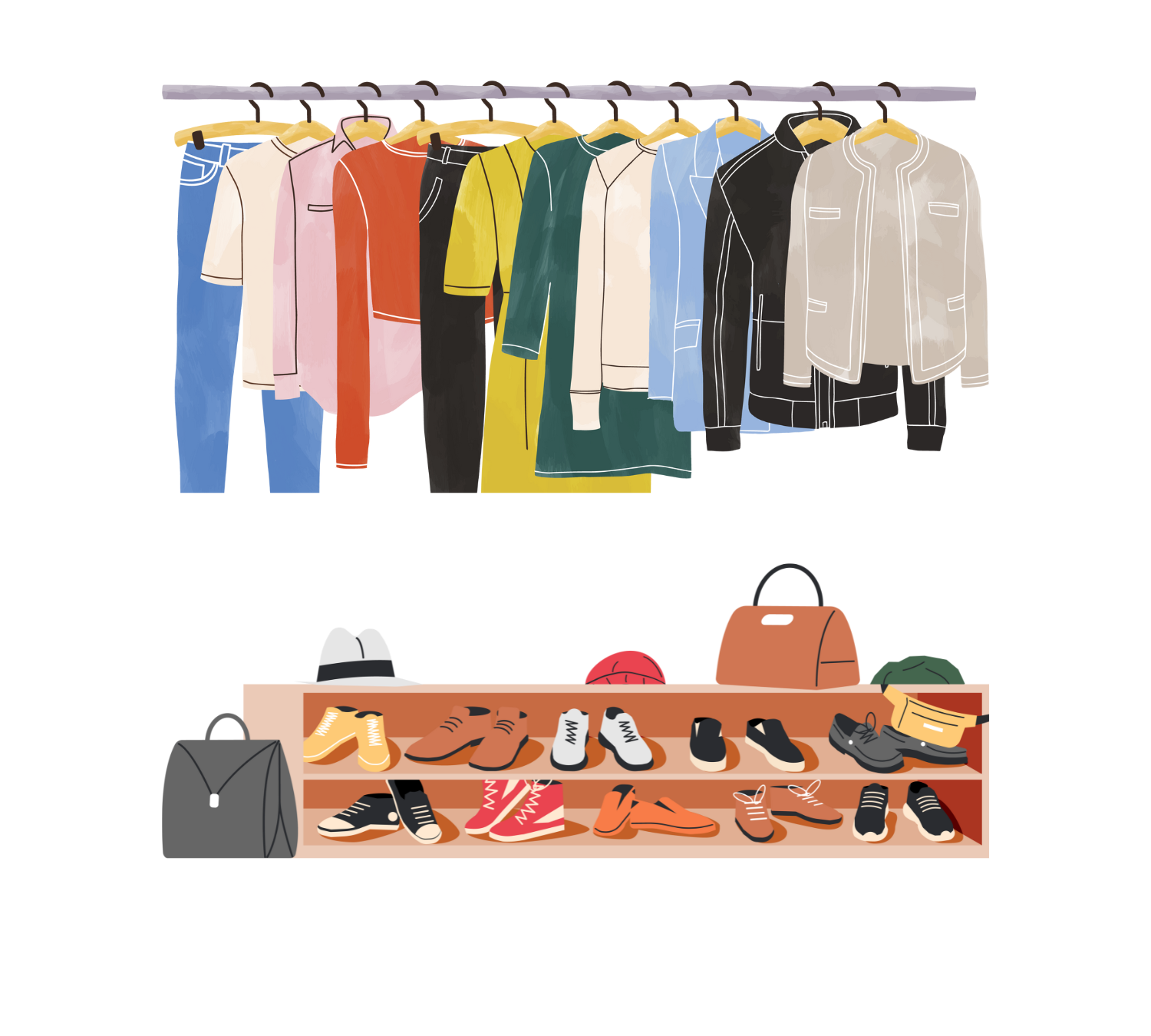 colorful clothes