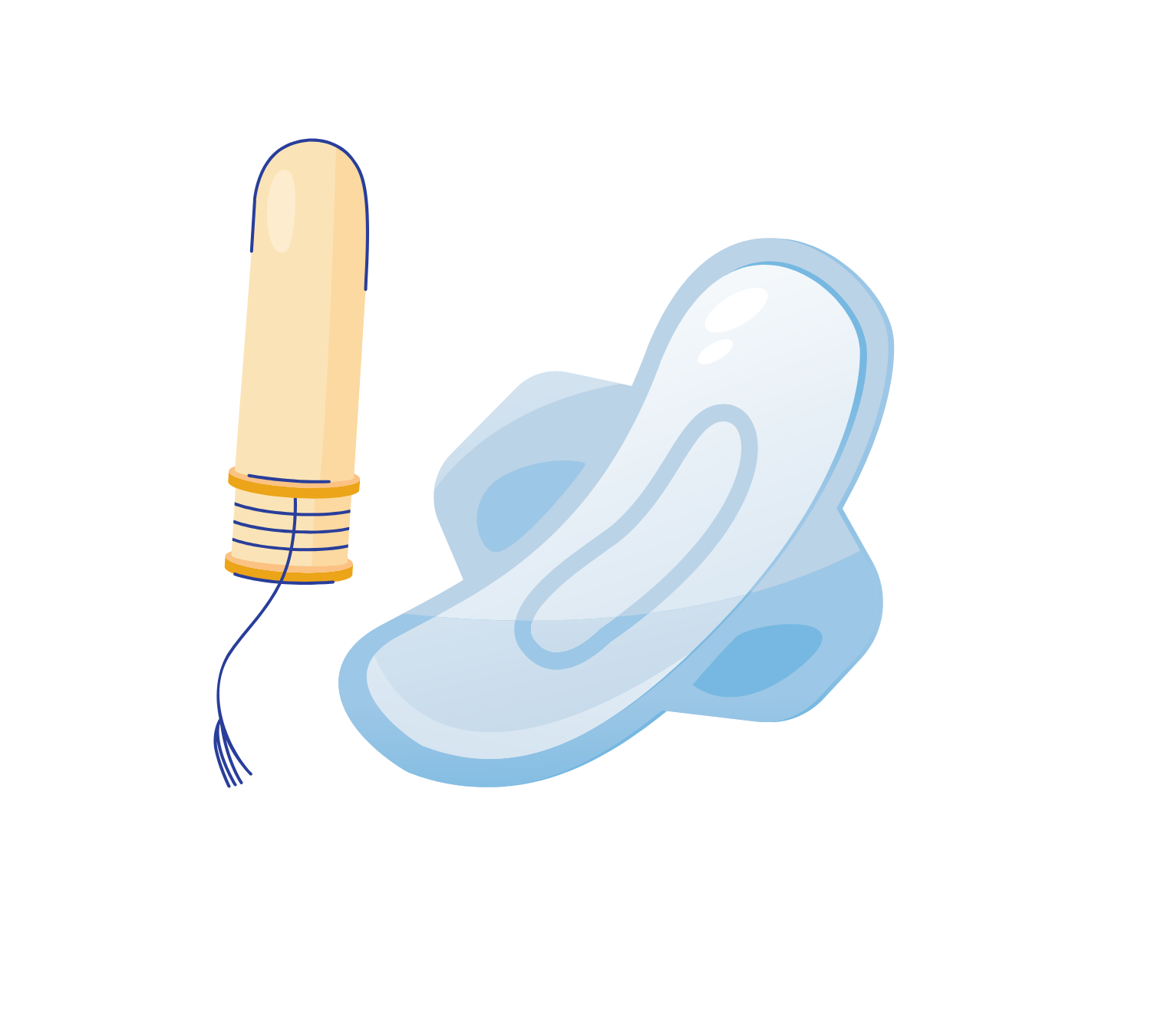 tampon and pad
