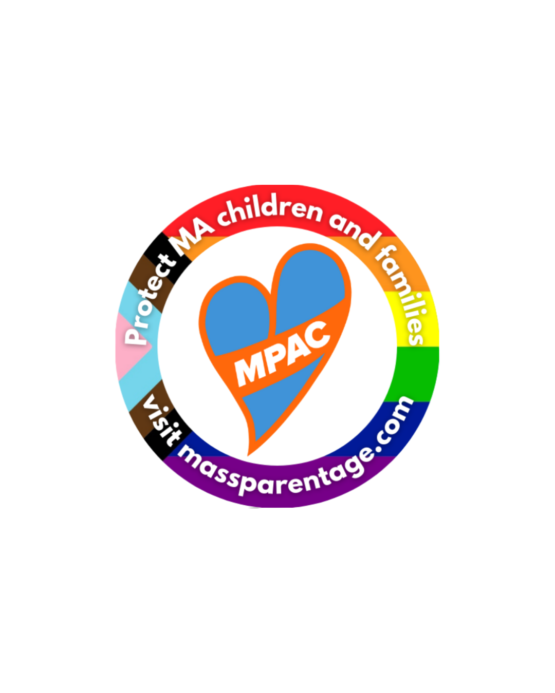 Colorful logo of the Massachusetts Parentage Act Coalition.